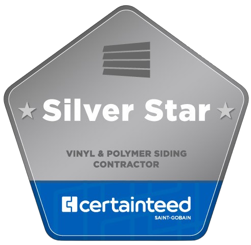CertainTeed Silver Star vinyl and polymer siding contractor
